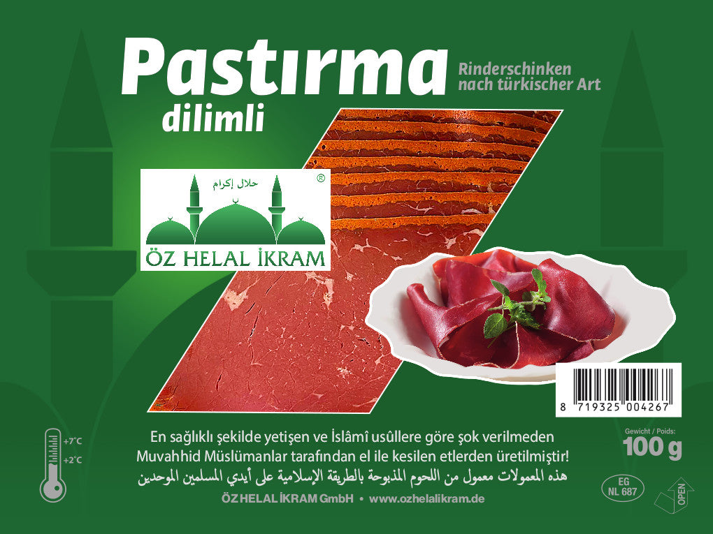 Pastirma (Rinder-Dörrfleisch) kaufen & gekühlt liefern lassen